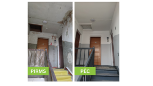 Manas MĀJAS Ventspils kāpņutelpas remonts